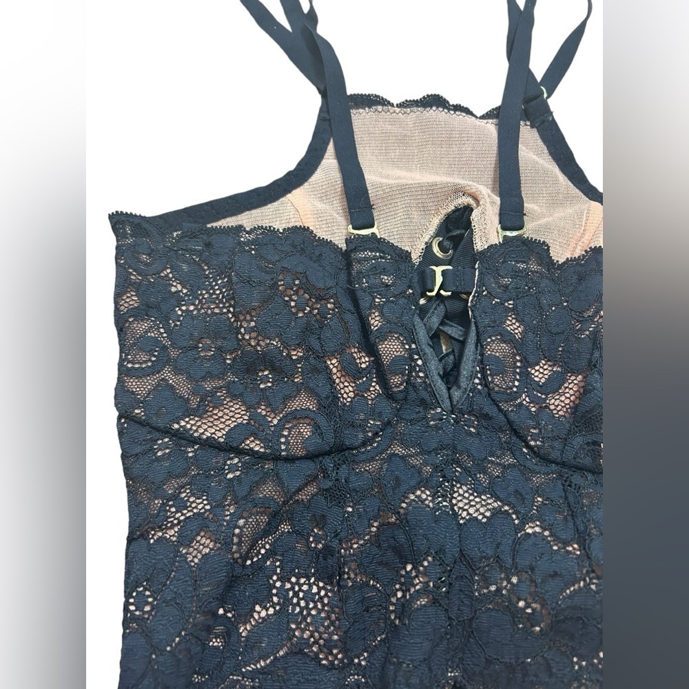Free People Revolve We are HAH Top 2 Bottom Cami in Black Noir Size XS NWT - Picture 14 of 15